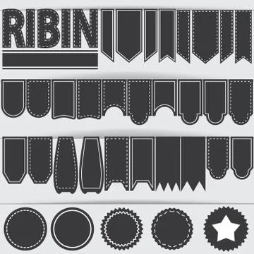 Ribbon vector Stock Illustration