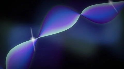 Ribbon wave helix seamless loop motion background Stock Footage 343898748