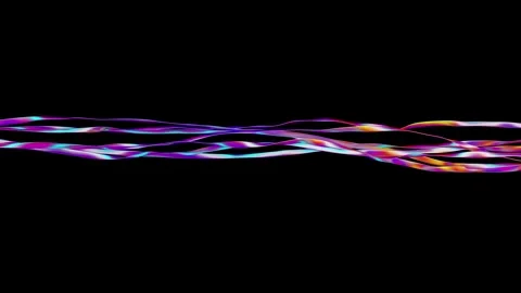 Ribbon waves2 Stockbeeldmateriaal 343871254
