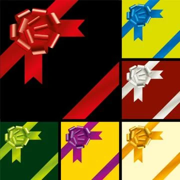 Ribbon_set Stock Illustration