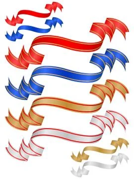 Ribbons 2 Stock Illustration
