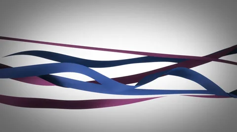 Ribbons in air Video stock 44628062