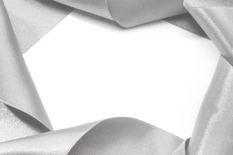 Ribbons On Background, wavy pattern like flower, copy space at center Stock Photos