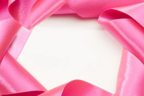 Ribbons On Background, wavy pattern like flower, copy space at center 스톡 사진