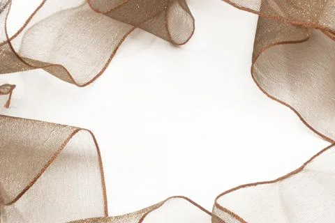 Ribbons On Background, wavy pattern like flower, copy space at center Stock Photos