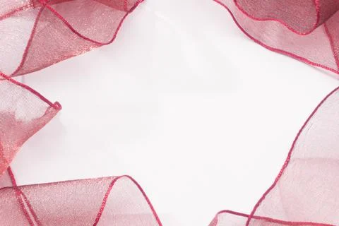 Ribbons On Background, wavy pattern like flower, copy space at center Stock Photos
