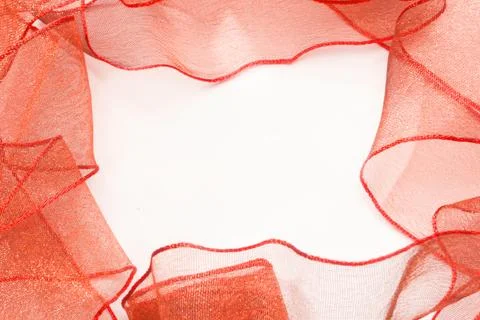 Ribbons On Background, wavy pattern like flower, copy space at center Stock Photos