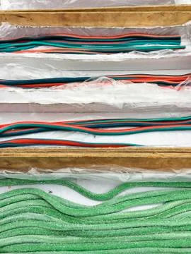 Ribbons Of Candy Stock Photos
