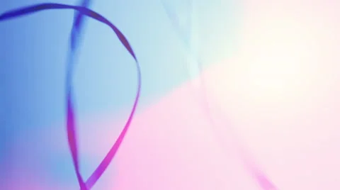Ribbons flow on colorful background Stock Footage 64574637