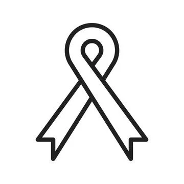 Ribbons Icon Image. Stock Illustration