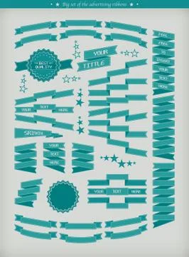 Ribbons Stock Illustration