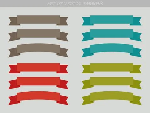 Ribbons Stock Illustration