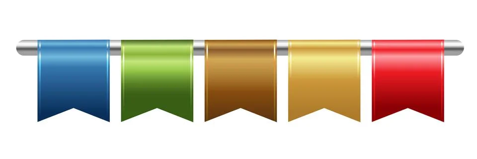 Ribbons Stock Illustration