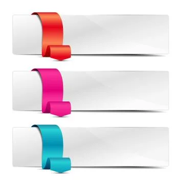 Ribbons Stock Illustration