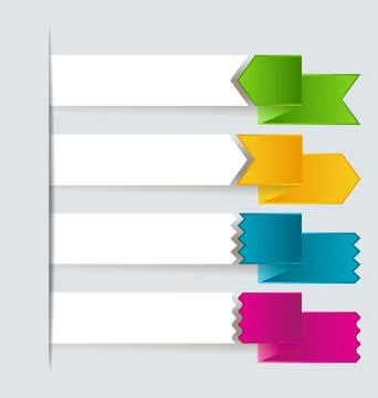 Ribbons Stock Illustration