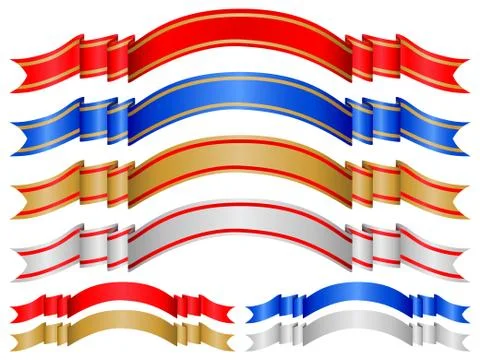 Ribbons Stock Illustration