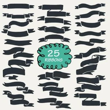 Ribbons Stock Illustration