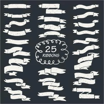 Ribbons Stock Illustration