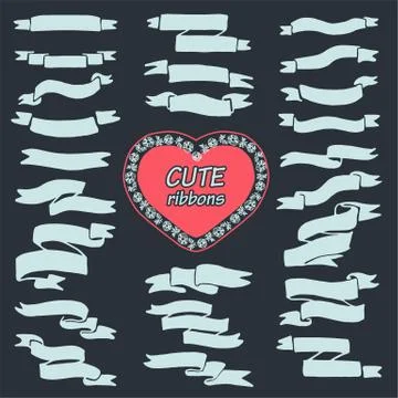 Ribbons Stock Illustration