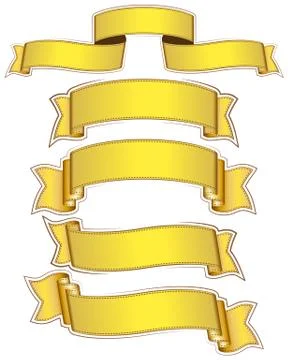 Ribbons Stock Illustration