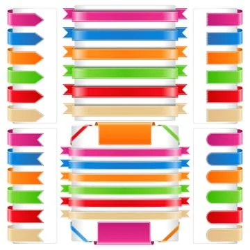Ribbons Stock Illustration