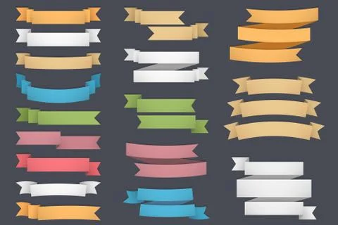 Ribbons Stock Illustration