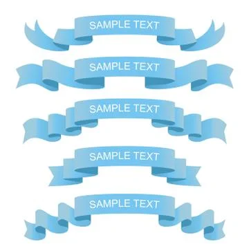Ribbons Stock Illustration