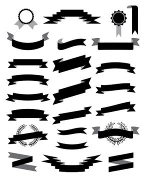 Ribbons Stock Illustration