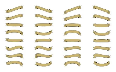 Ribbons Stock Illustration