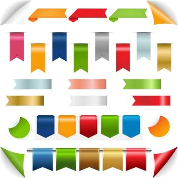 Ribbons ?ollection Stock Illustration