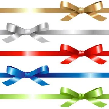 Ribbons set Stock Illustration