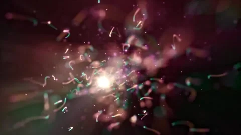 Ribbons Spread  Overlay Motion Background Stock Footage 263095589