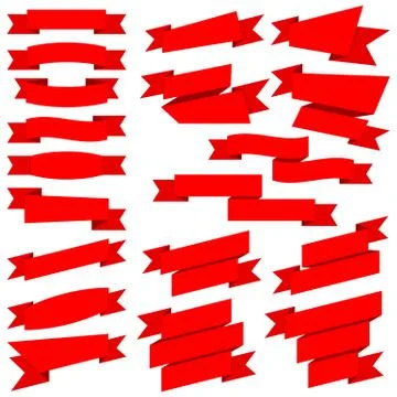 Ribbons. Vector Illustration Stock Illustration