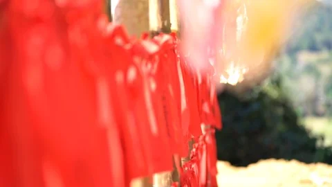 Ribbons in the wind Stock Footage 102891214