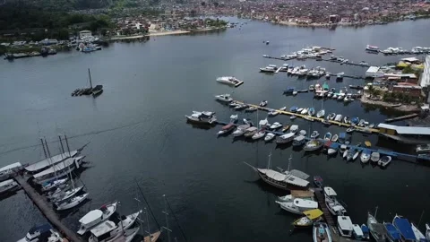 Ribeira Beach (aerial image). Video stock 229824372