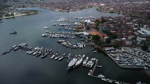 Ribeira Beach (aerial image). Stock Footage 229824381