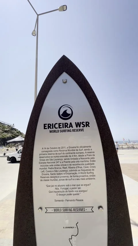 Ribeira d Ilhas World Surf Reserve Ericeira Stock Footage 304883131