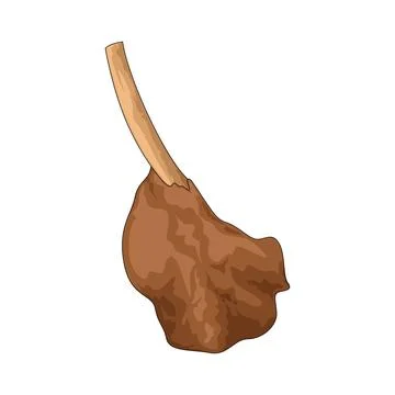Ribeye steak illustration Stock Illustration