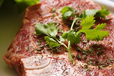 Ribeye steak Stock Photos
