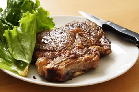 Ribeye steak Stock Photos