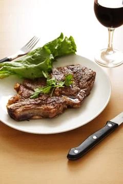 Ribeye steak Stock Photos