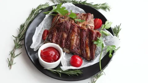 Ribs Stock Footage 305371274
