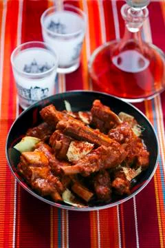 Ribs with ginger Stock-Fotos
