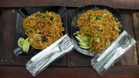 Rice and noodles Stock Footage 276420730