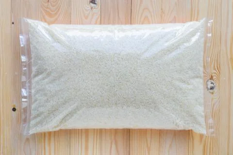 Rice in the bag Stock Photos