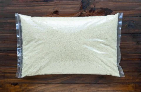 Rice in the bag Stock Photos