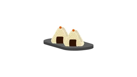 Rice Ball icon animation for motion graphics. Foods and Drinks Icons Stock Footage 148047710