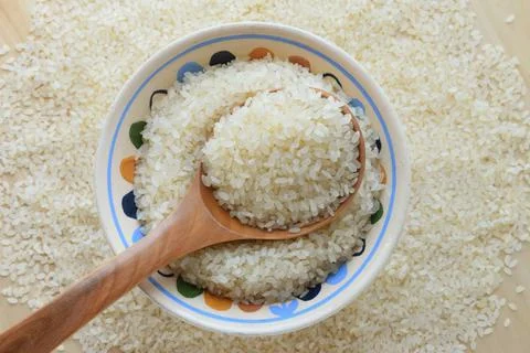 Rice in a bowl Stock Photos
