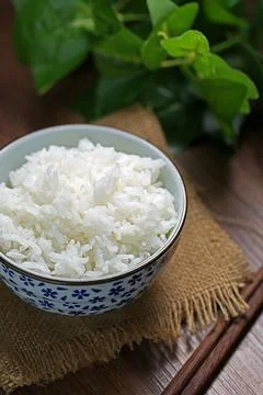 Rice in a bowl Stock Photos