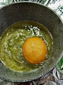 Rice cake called "Pitha" Stock Photos